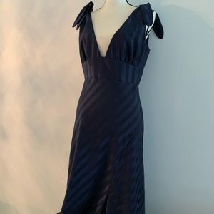 KTND Keepsake Striped Two-toned Navy Dress